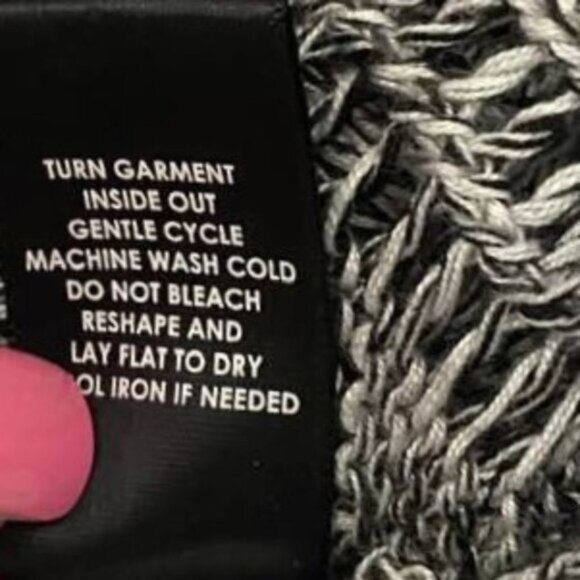 Torrid Sleeveless Long Open Knit Cardigan Sweater Gray Black Large L Plus Size - Picture 9 of 12